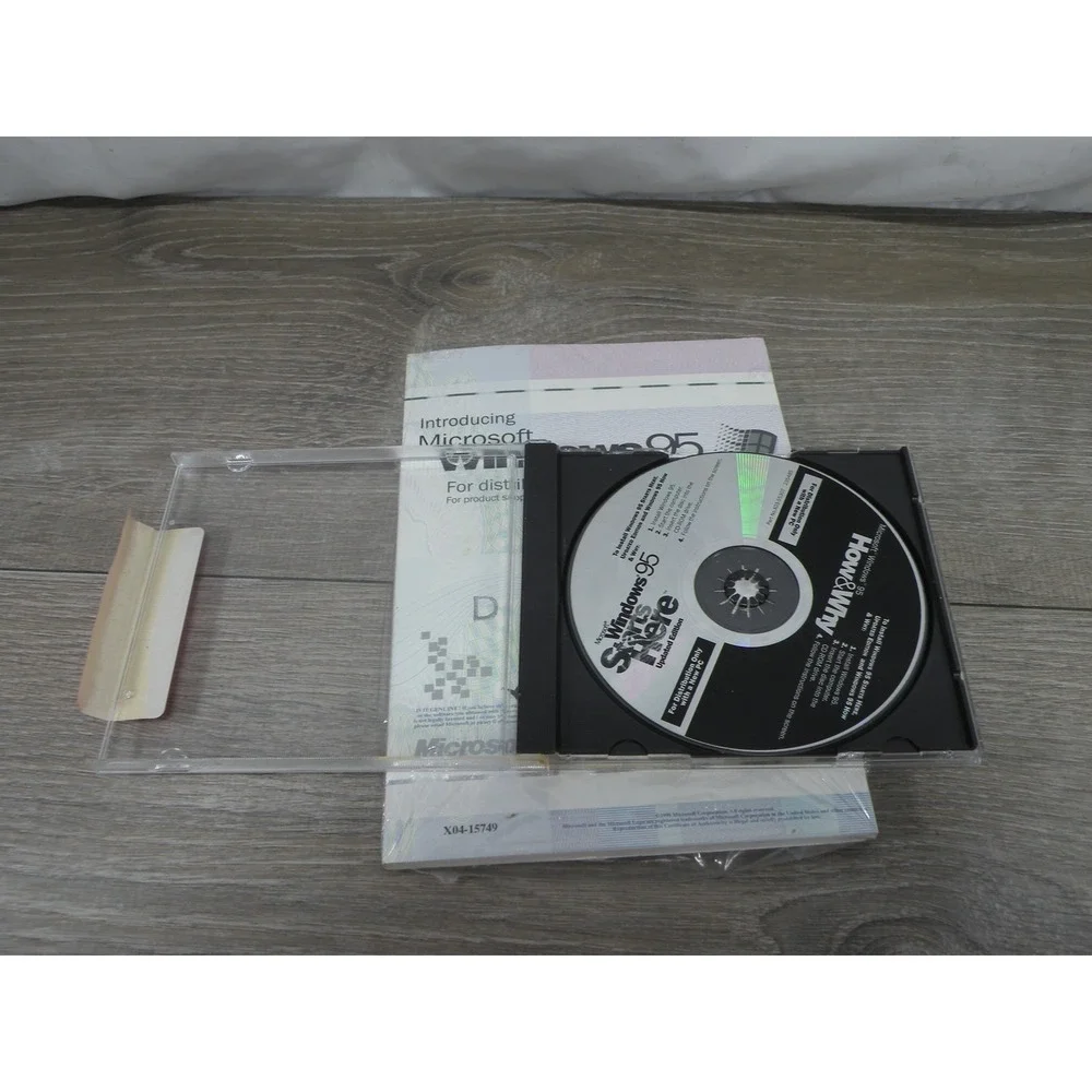 Microsoft Windows 95 Starts Here Updated Edition OEM CD-ROM with COA